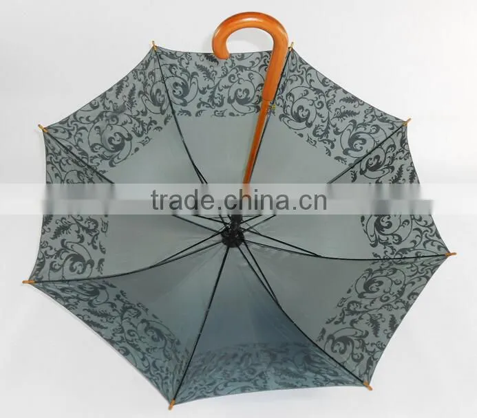 auto open best selling wooden frame umbrella from china umbrella factory