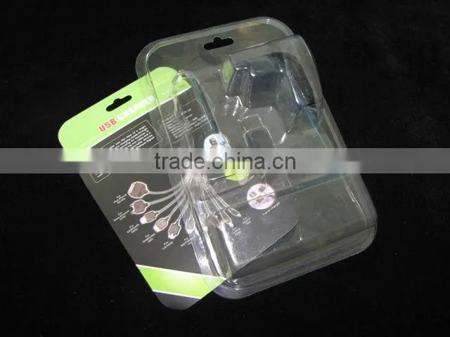 blister clamshell for electronic product packing
