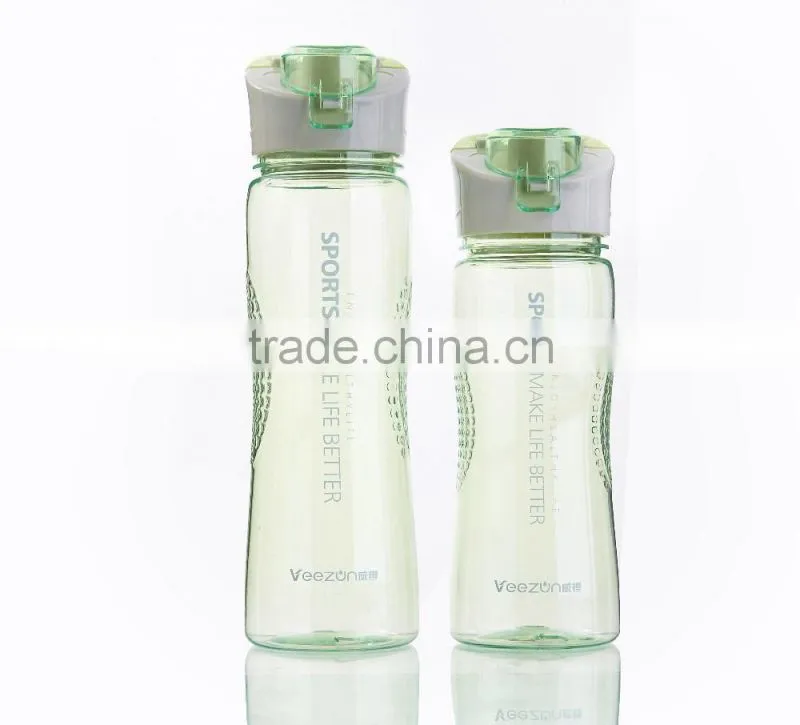 750ml plastic drinking water bottle/sports water bottle/plastic sports bottle with straw