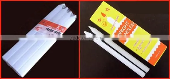 white bright candles to Ghana tower of heaven candle
