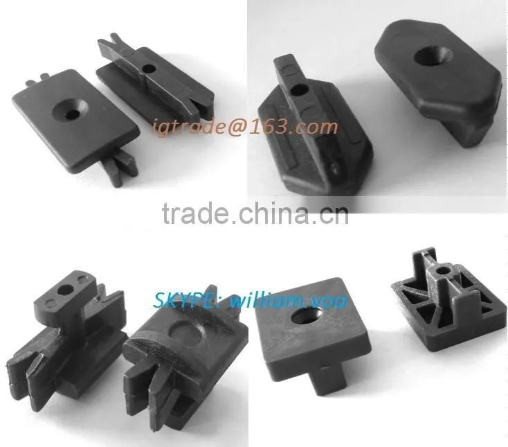 Interlocked thermal wood wpc decking clip,hidden accessories