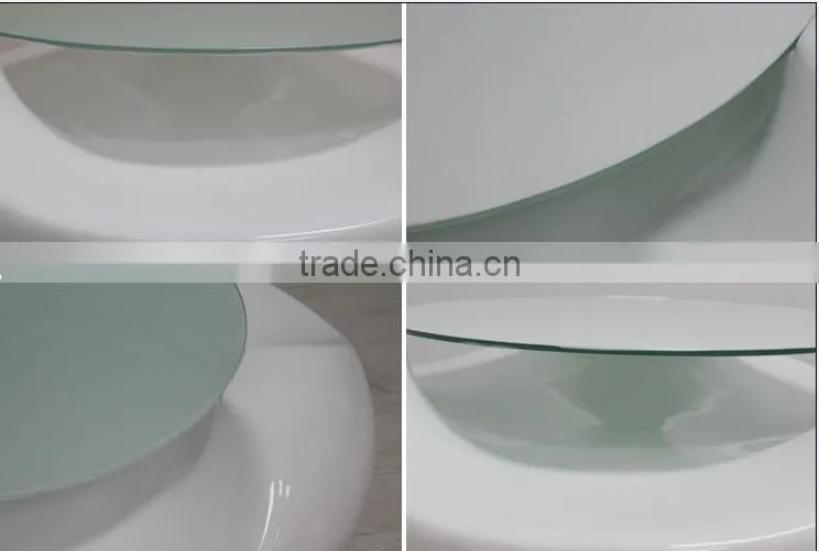 Fancy design living room furniture FRP with top tempered glass tea table/Modern design furniture tempered glass top coffee table
