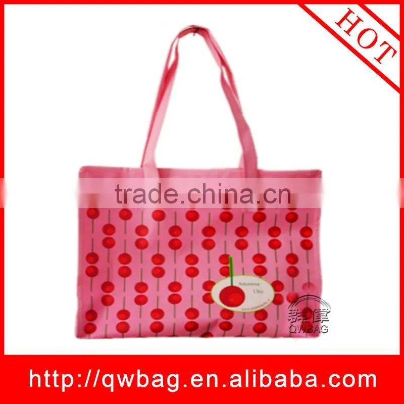 2014 the beautiful water-proof pp woven shopping bag