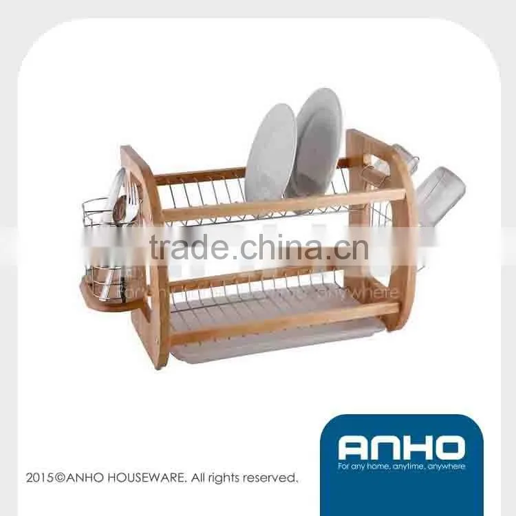 Kitchen Wooden Plate Rack in modern design