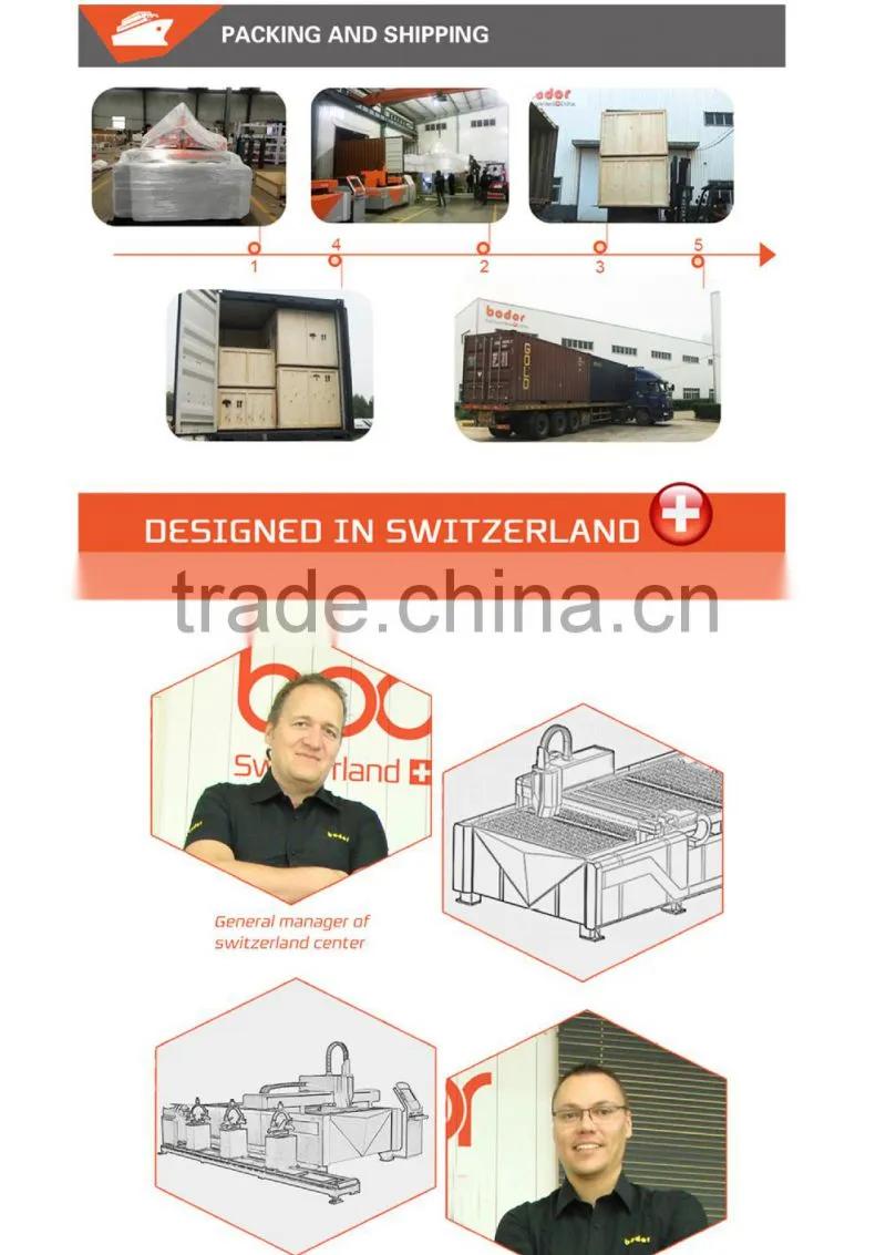 300 watt mannual sheet metal fiber laser cutting machine 1300x2500mm