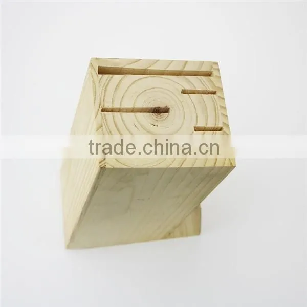 Low price wooden knife block knife sets