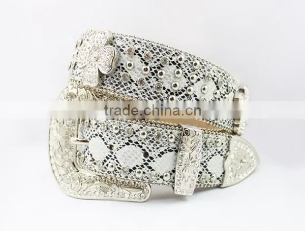 2015 Hotsale China supplier silver rhinestone belts for garment