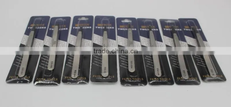 ESD stainless steel Replaceable Tip Tweezers/ESD tweezers