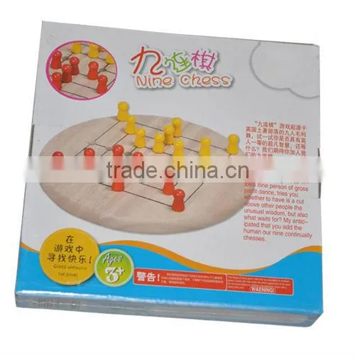 21*21*4cm Quality Wooden Chinese Checker with Promotions