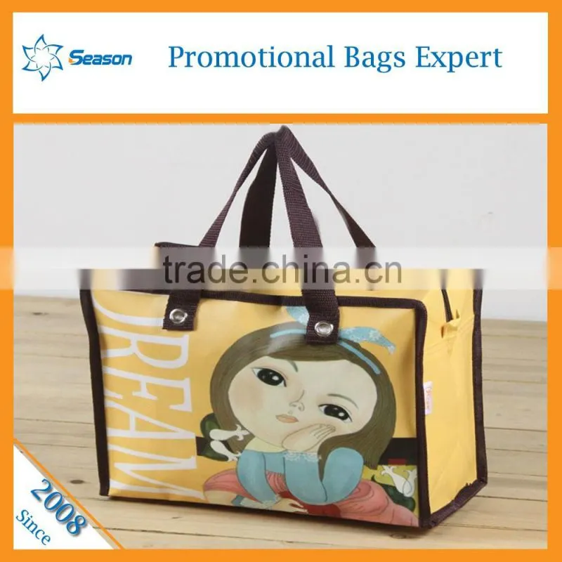 Printed woven bags pp woven green bag 50kg pp plastic bag