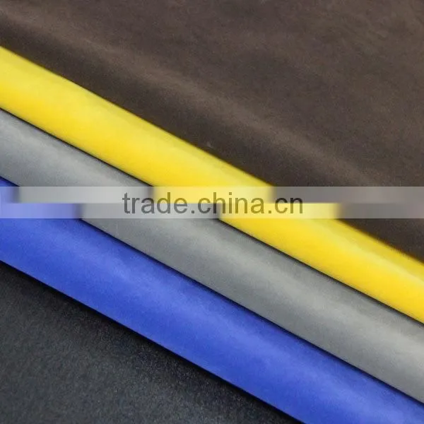 flocking pu leather PU synthetic leather for making shoes from China wholesale faux leather fabric