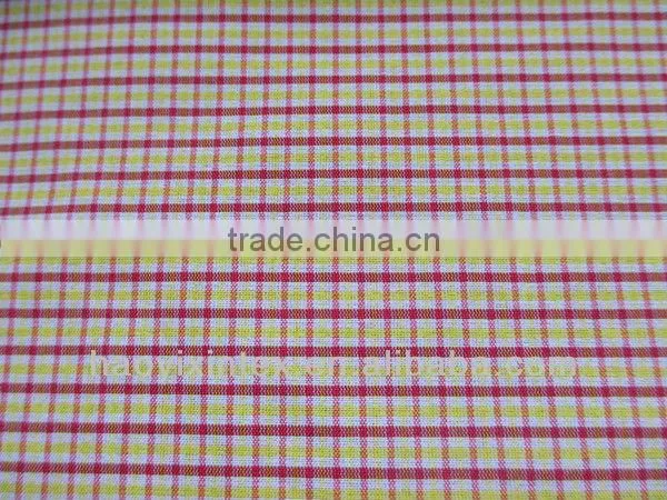 Polyester Yarn Dyed Fabric Imitation of Cotton