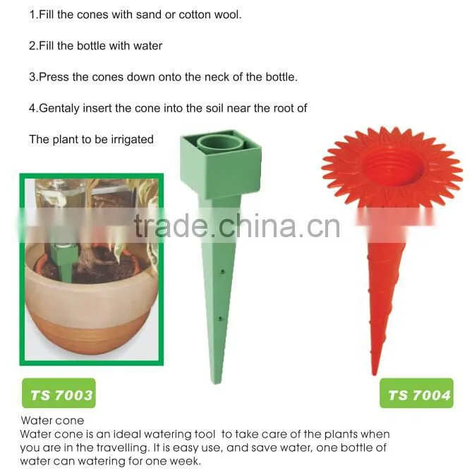 small plastic cones