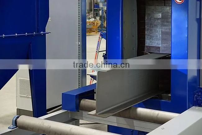 Roller conveyor H Beam Shot Blast cleaning Machines