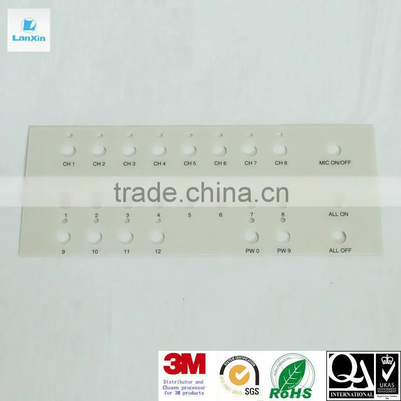 Clear adhesive backing Plastic PC dots