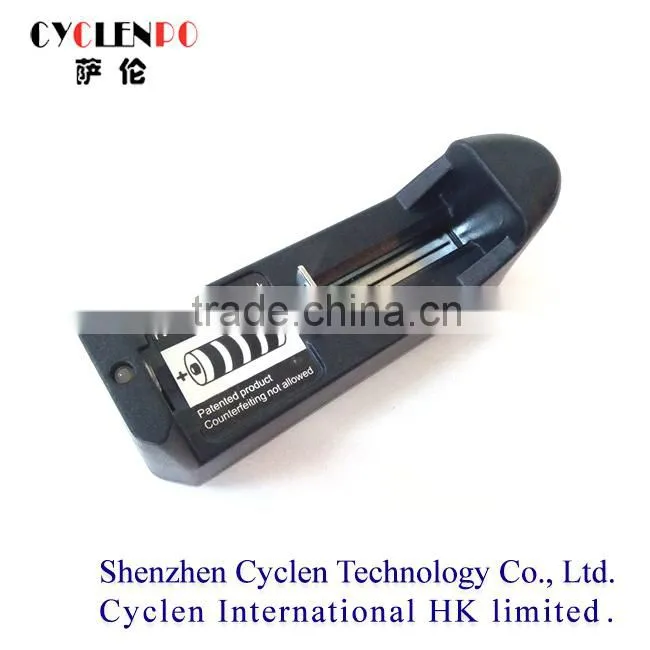 Wireless one slot 18650/16340/14500/17500/18500/10440 li ion battery charger