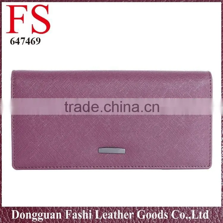 simple style wholesale pures genunie leather high quality Wallet from china