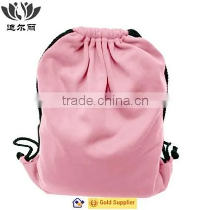 Wholesale large cotton custom printed drawstring laundry bag