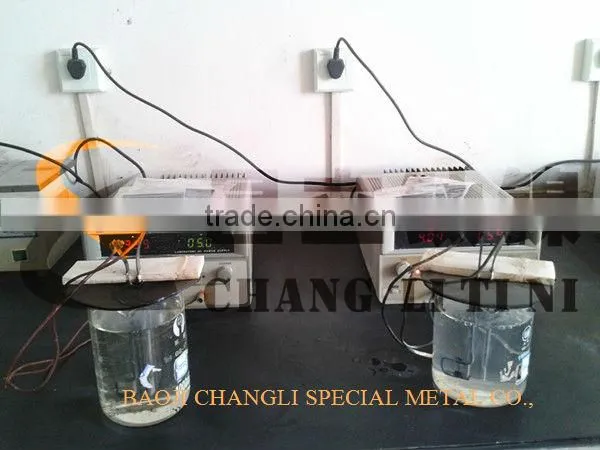 platinum titanium electrode/pure titanium electrode/water treatment