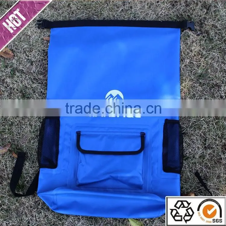 500D pvc new arrival waterproof tarpaulin waterproof backpack for outdoor camping