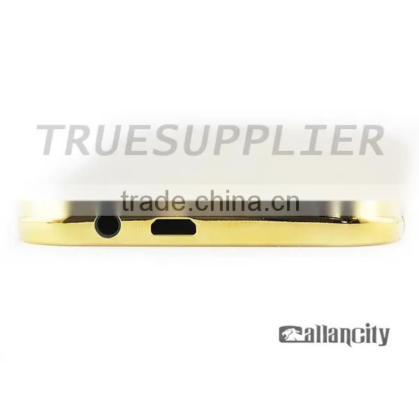 LUXURY For HTC ONE M8 back cover housing Shiny Full housing 24k Gold Plated