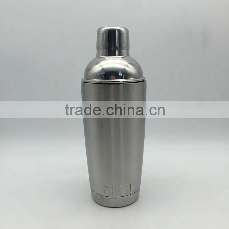 Stainless steel 20oz high quality protein joyshaker bottle Cocktail Shacker tumbler
