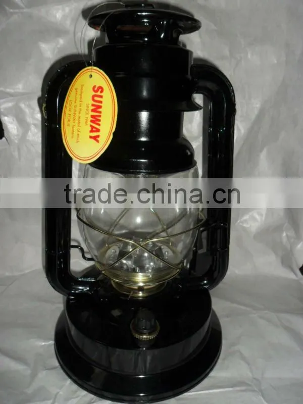 90,Gold Black,SUN WAY,LED HURRICANE LANTERN