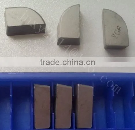 YG6 Cemented Carbide Brazed Tips C120, C125,C116 Factory Supply