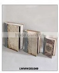 Handcraft Square Lid Vintage Galvanized Tin Storage Box