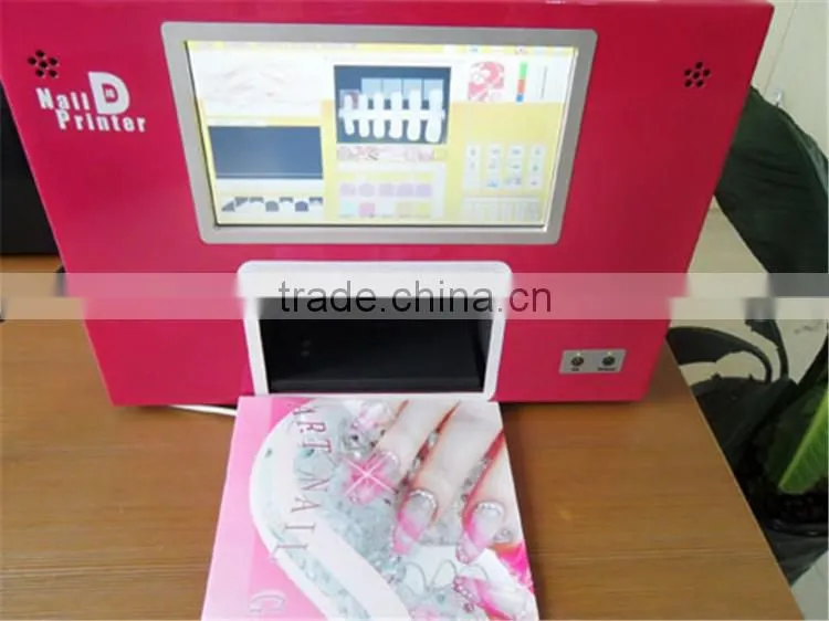 Smart Touch Screen Windows XP Digital Nail Art Printing Machine