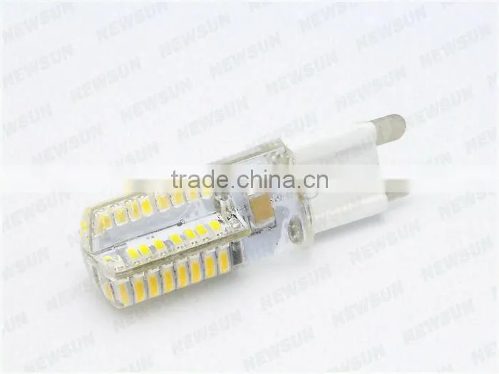 Factory Price High Quality Epistar LED Chip 64SMD 2014 3W G9 LED bulb 220V High Voltage Corn Bulb G9 LED Lamps