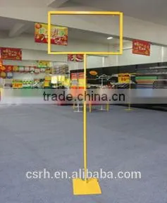 RH-POP02 Hot selling poster display stand supermarket pop display stand heavy duty metal display stand