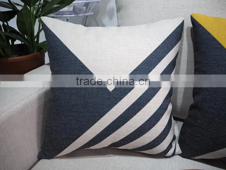 Geometric patterned printed Pillow Case home decorative hotel bed pillow covers