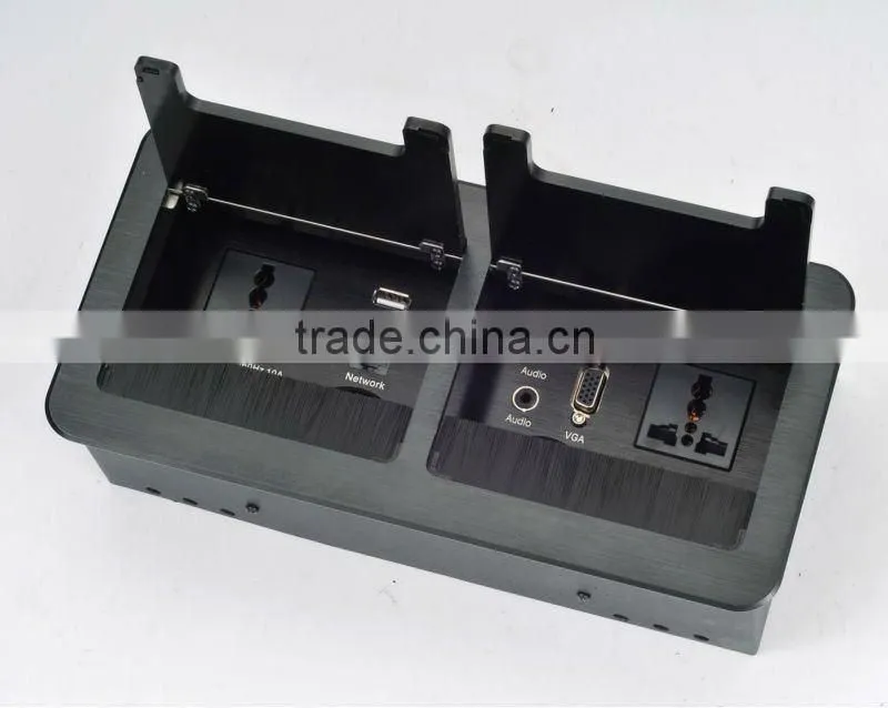 high quality aluminum usb desk socket for office furniture system