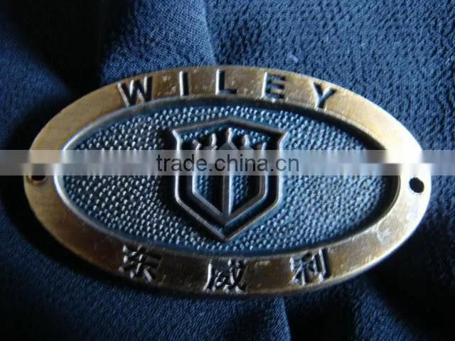High quality custom metal brand logo