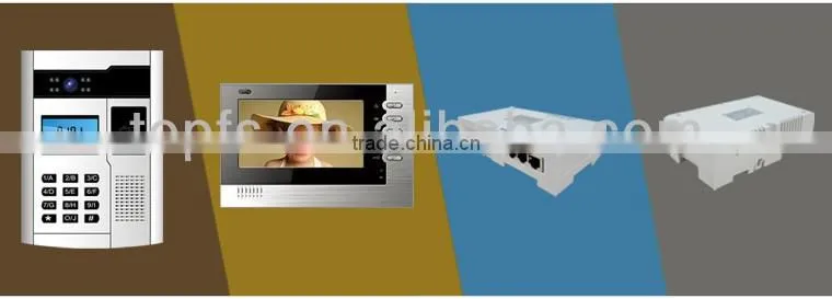 Multi apartments door entry video phones