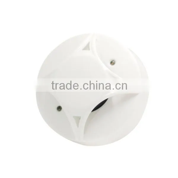 relay output and LED flash combined heat and smoke detector