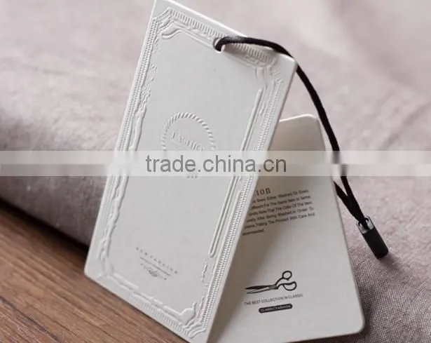 directly factory cuatomizered high grade clothing hang tag