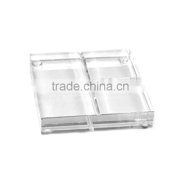 rubik's cube acrylic frosted hotel supplies soap block