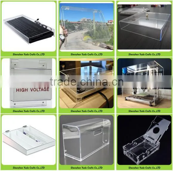 Wholesale sweety Valentine's day acrylic flower case dustproof rose box