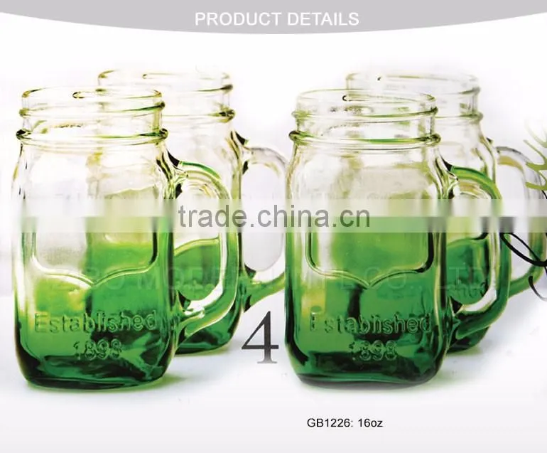 High Quality Water Jar Wholesale Drinking Bulk Mason Jars For Sale