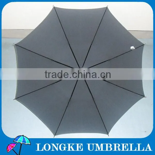 high quality auto open grey color straight umbrella