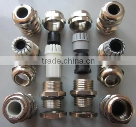 VDE confirmed brass compression cable gland