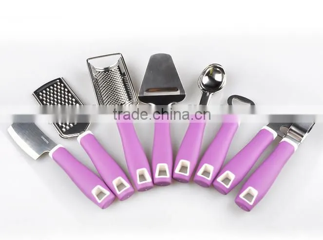 Hot product 8pcs color kitchen mixing tools