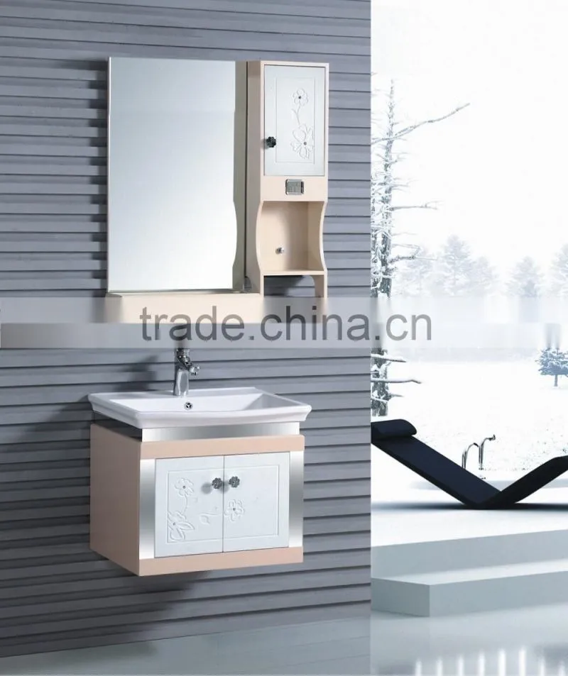 2014 new design solid wood bathroom cabinet
