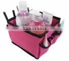 Durable canvas nylon EVA zipper storage bag cosmetic bags with zipper