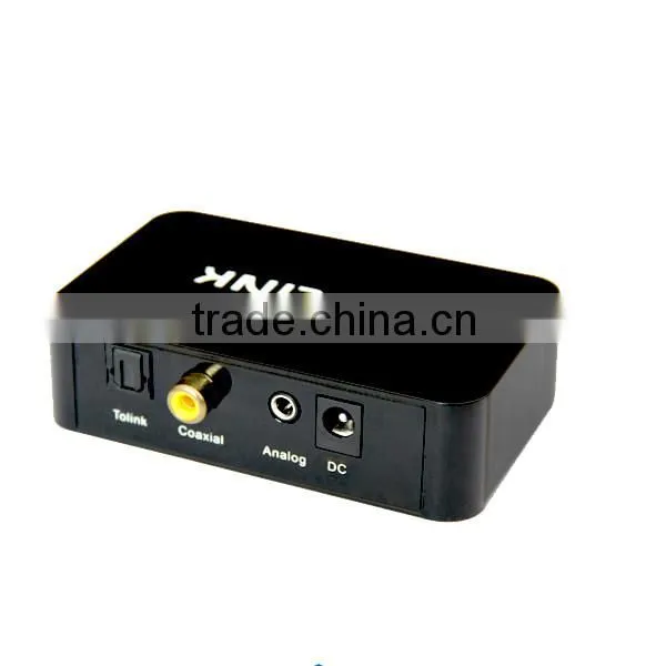 3.5mm aptX Bluetooth music receiver analog to digital optical coaxial receiver