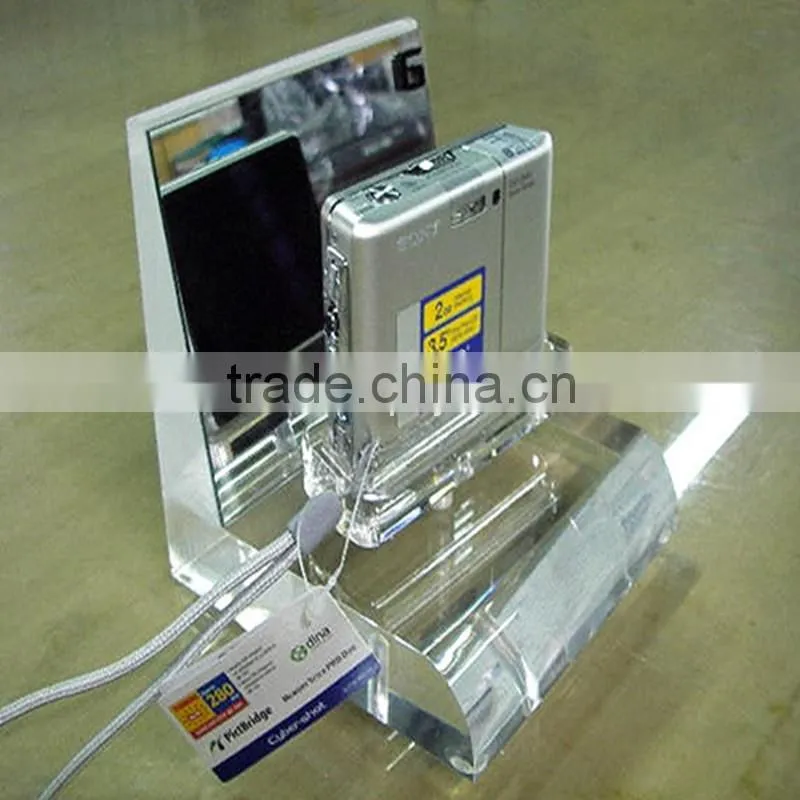 wholesale clear carylic organic glass camera display cabinet