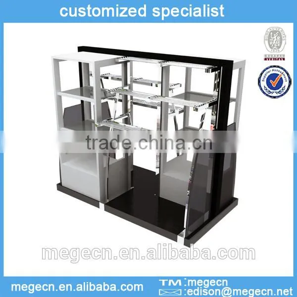 4 tiers island combination jeans display rack