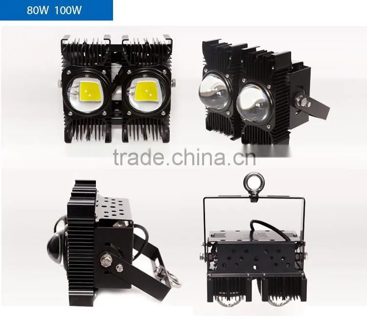 Professional new design outdoor shockproof waterproof energy saving 30-100w led flood light with CE and Rohs certification
